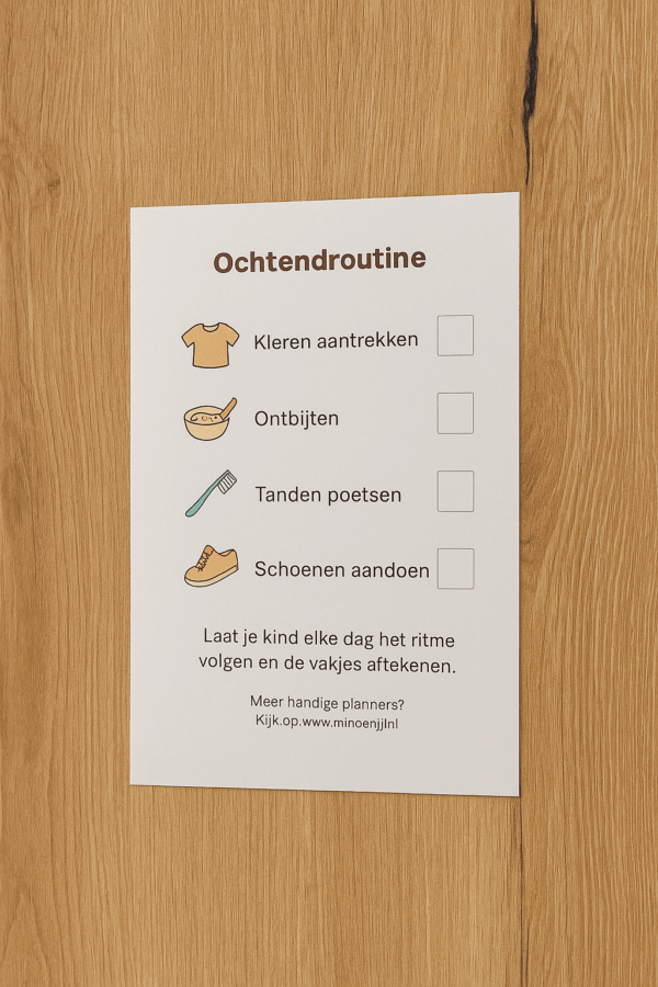 Ochtendroutine Planner (Gratis Download)