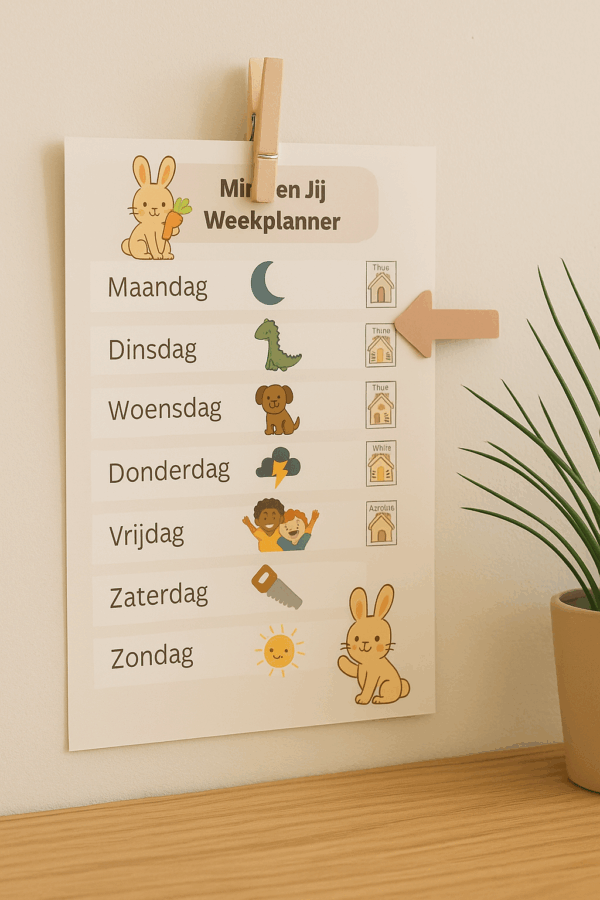 Weekplanner - Mino en Jij